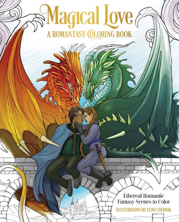 Cover of Magical Love A Romantasy Coloring Book