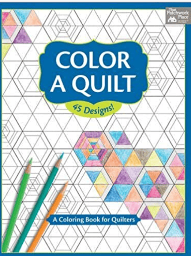 Color a Quilt: A Coloring Book for Quilters coloring image