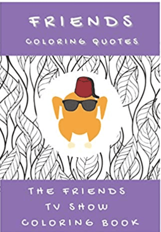 The Friends TV Show Coloring Book coloring image