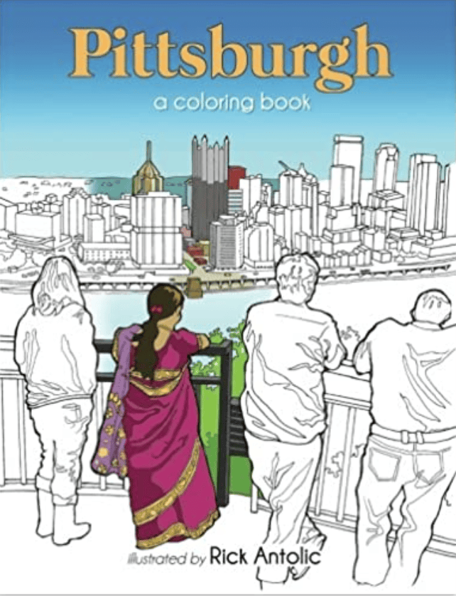 “Steel City” Pittsburgh Coloring Books coloring image