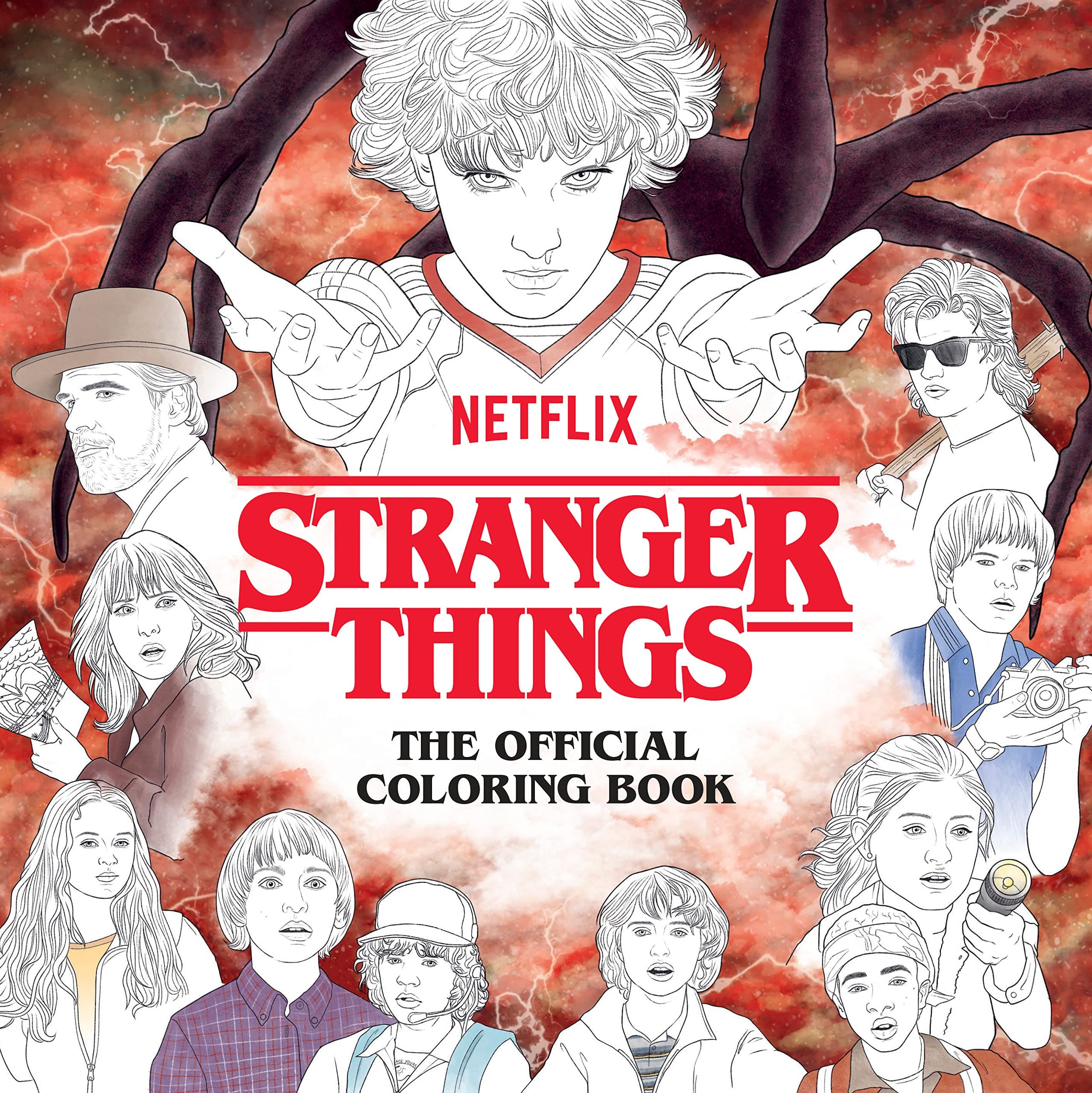 Stranger Things Coloring Book: A Must-Have for Fans of the Hit Netflix Series coloring image