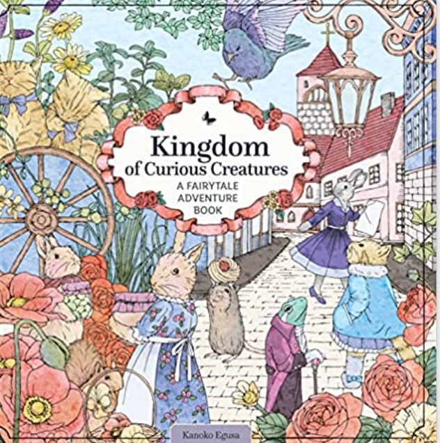 Kingdom of Curious Creatures: A Fairytale Adventure Book coloring image