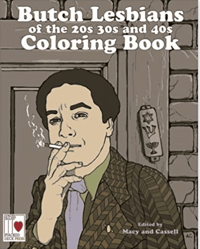 The Butch Lesbians of the ’20s, ’30s, and ’40s Coloring Book coloring image